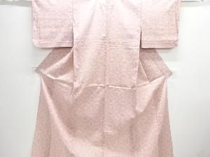 更紗模様単衣小紋着物